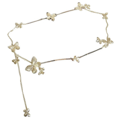 Vintage Butterfly Tassel Waist Chain – Bohemian Belt Chain Accessory for Women