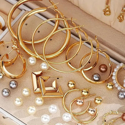 86-Piece Jewelry Set – Necklaces, Earrings & Rings for Daily Wear and Parties (No Box)