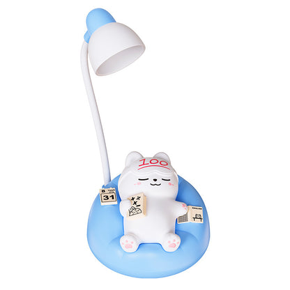 Rechargeable Cat Night Light – Cute Cartoon LED Table Lamp, USB Charging, Soft Glow for Bedroom & Holiday Gift