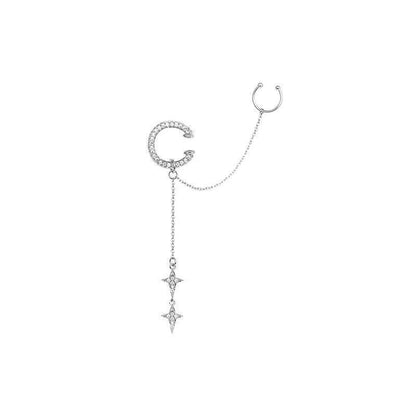 Women's Temperament Pearl Tassel Ear Clip – Elegant & Trendy Statement Jewelry