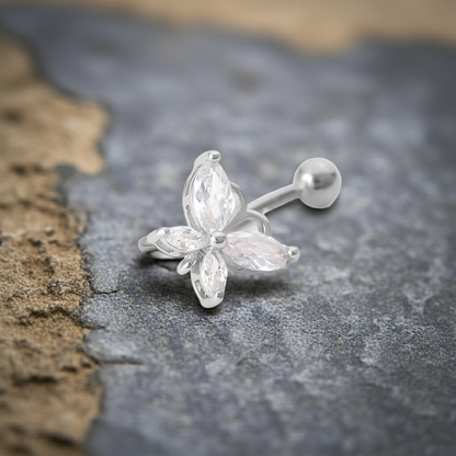 Butterfly Elegance: Creative Body Jewelry for Bold Fashionista