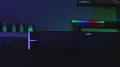 4D Bluetooth Computer Soundbar Dual Speaker Subwoofer Stereo Surround Sound Loudspeaker for Laptop PC Notebook